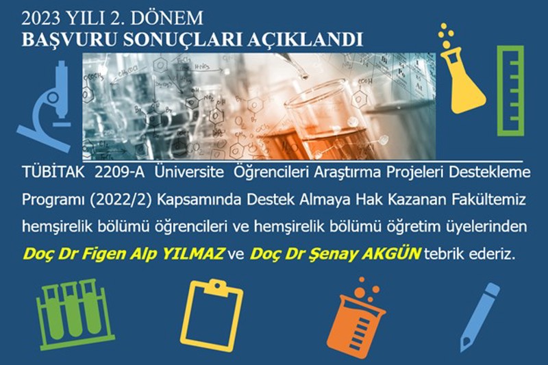 TÜBİTAK  2209-A  PROGRAMI 2023 YILI 2. DÖNEMBAŞVURU SONUÇLARI AÇIKLANDI